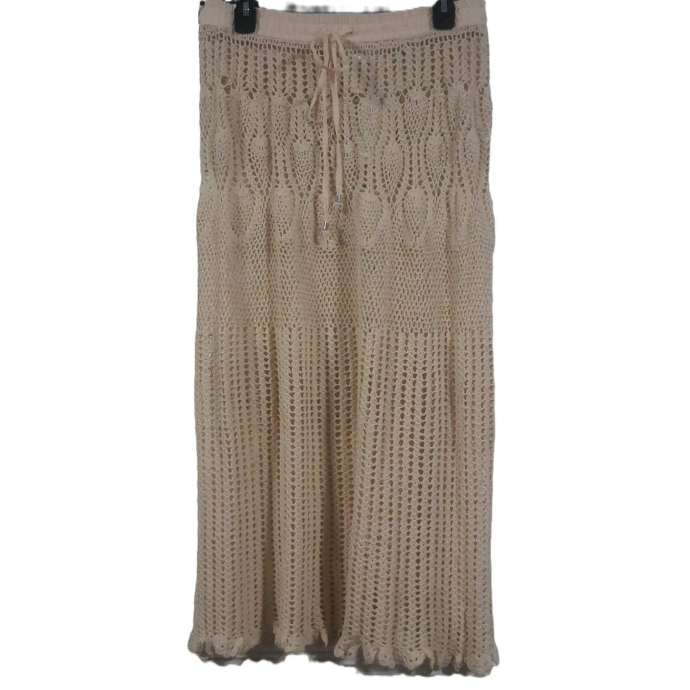 DOTTI Swim Cover Up, Ivory, Size XL, 38" Long, 38" Waist